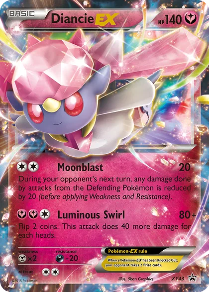 Carta Diancie EX