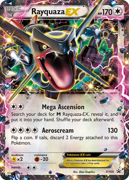 Carta Rayquaza EX