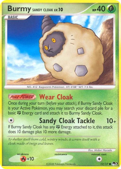 Carta Burmy (Sandy Cloak)