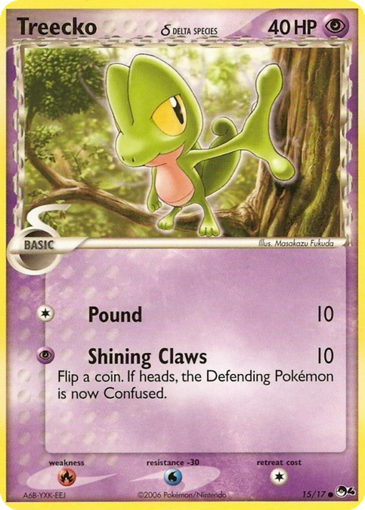 Carta Treecko δ