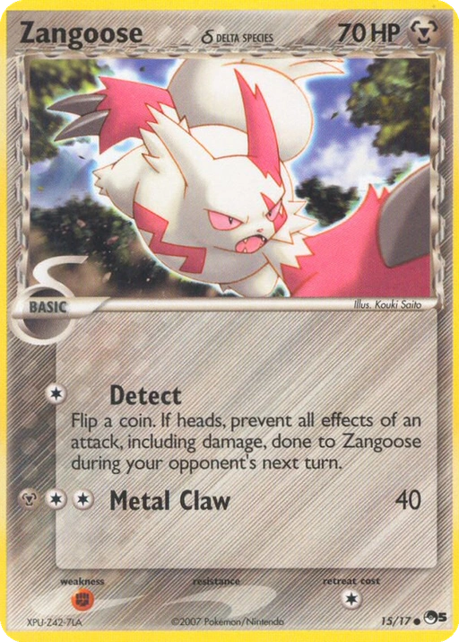 Carta Zangoose δ