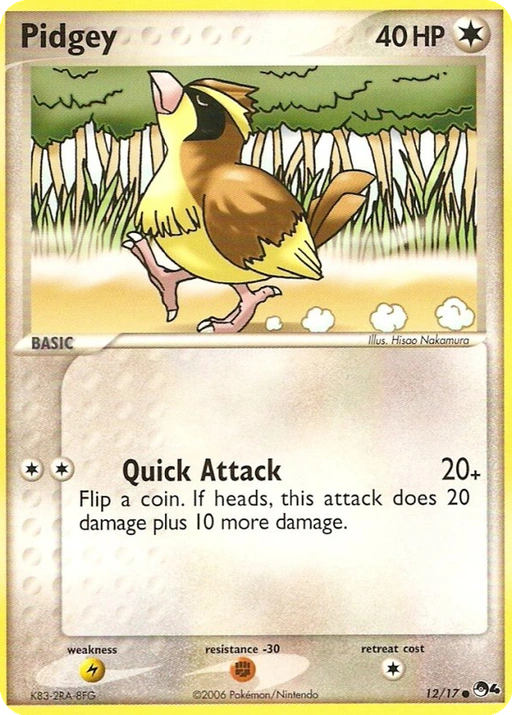Carta Pidgey