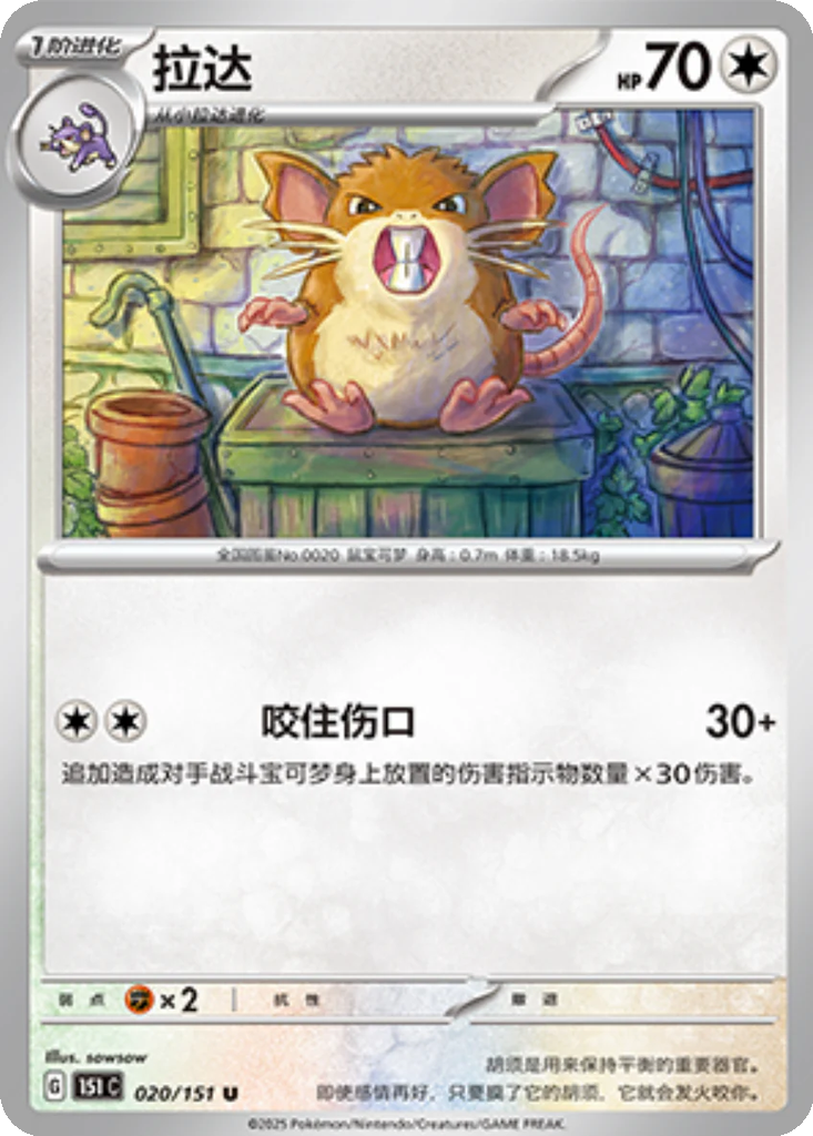 Carta Raticate