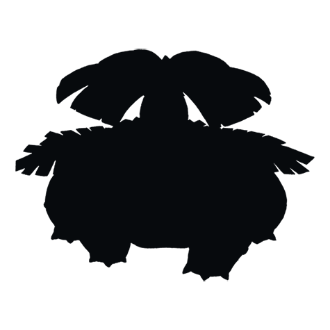 Silhueta de Venusaur