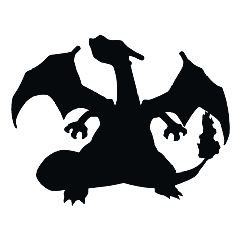 Silhueta de Charizard