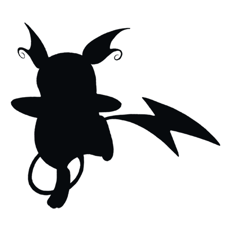 Silhueta de Raichu