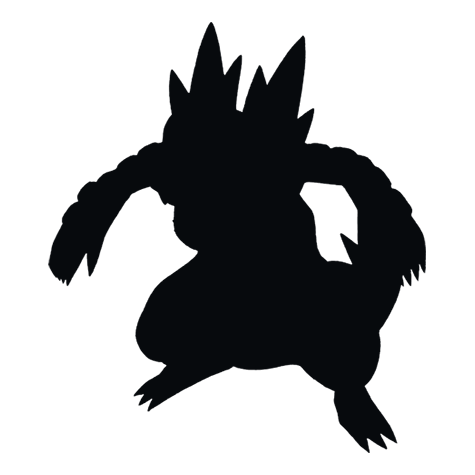 Silhueta de Feraligatr