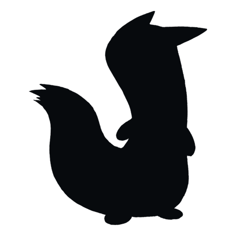 Silhueta de Furret