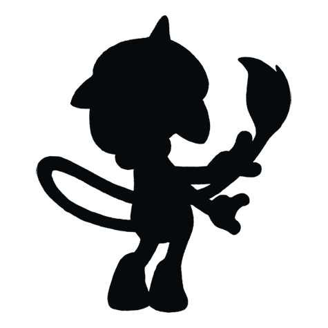 Silhueta de Smeargle