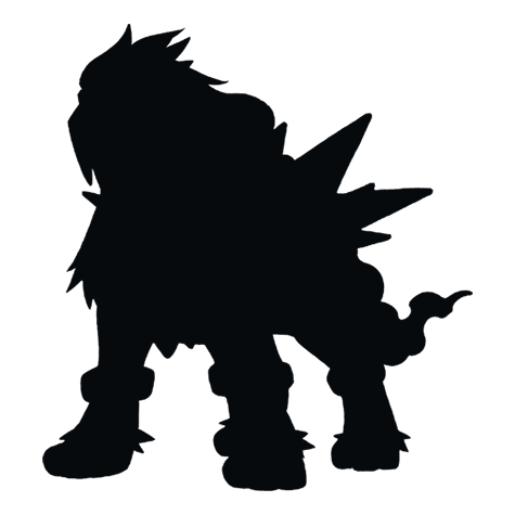Silhueta de Entei