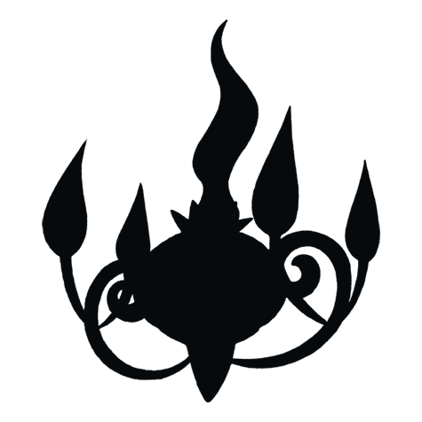 Silhueta de Chandelure