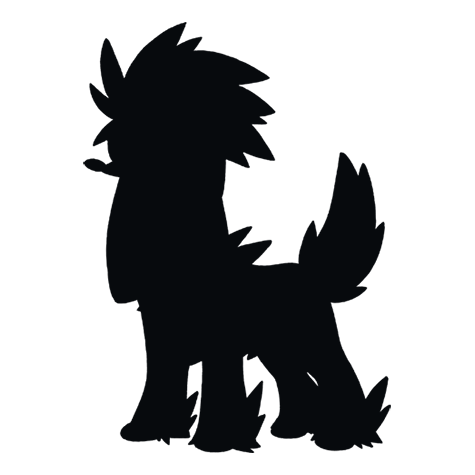 Silhueta de Furfrou