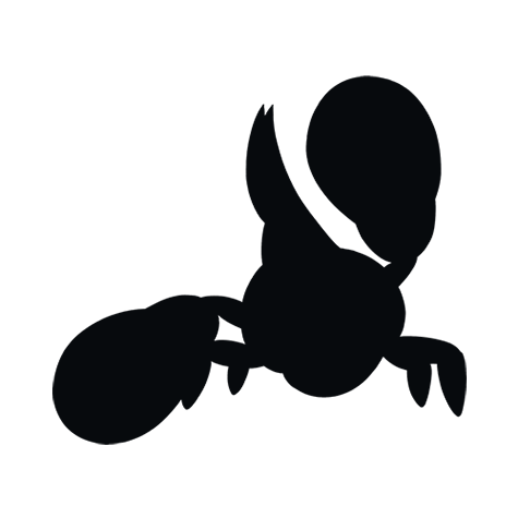 Silhueta de Crabrawler