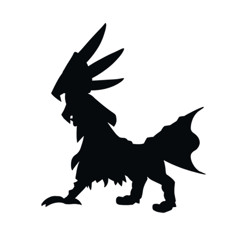 Silhueta de Silvally