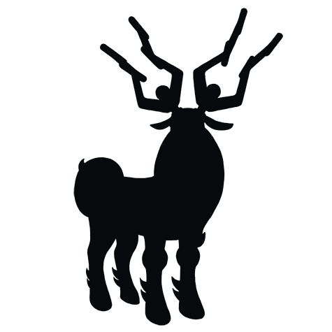 Silhueta de Wyrdeer