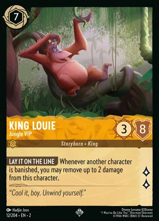 Carta King Louie - Jungle VIP