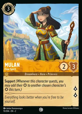 Carta Mulan - Free Spirit