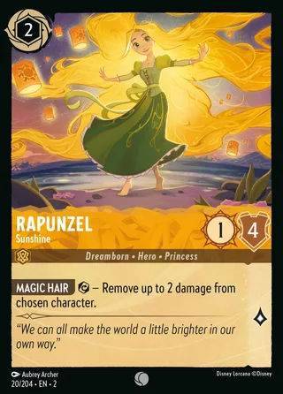 Carta Rapunzel - Sunshine