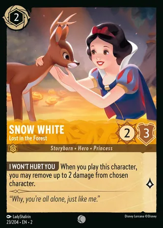 Carta Snow White - Lost in the Forest