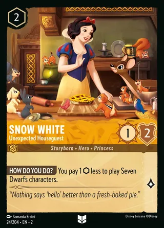 Carta Snow White - Unexpected Houseguest