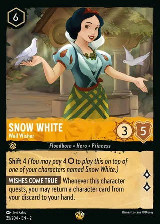 Carta Snow White - Well Wisher