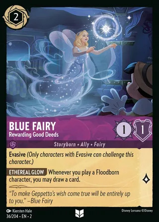Carta Blue Fairy - Rewarding Good Deeds