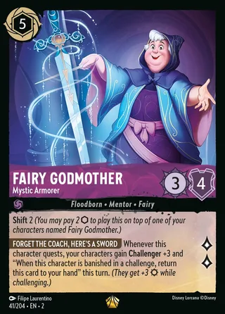 Carta Fairy Godmother - Mystic Armorer
