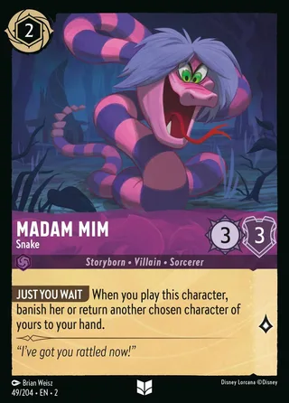 Carta Madam Mim - Snake