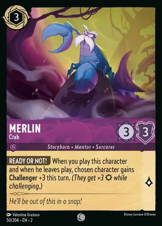 Carta Merlin - Crab