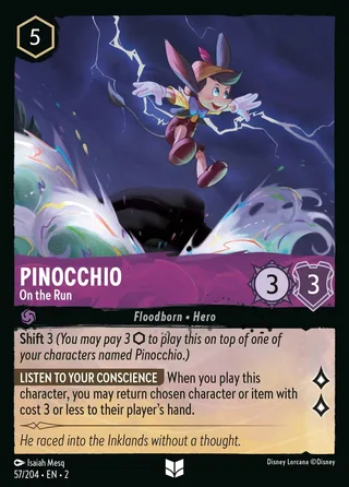 Carta Pinocchio - On the Run