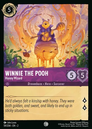 Carta Winnie the Pooh - Hunny Wizard