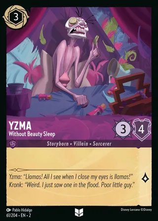 Carta Yzma - Without Beauty Sleep