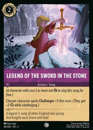 Carta Legend of the Sword in the Stone