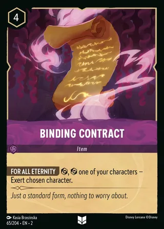 Carta Binding Contract