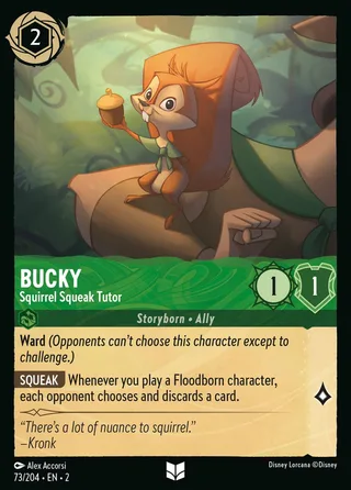Carta Bucky - Squirrel Squeak Tutor