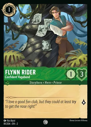 Carta Flynn Rider - Confident Vagabond