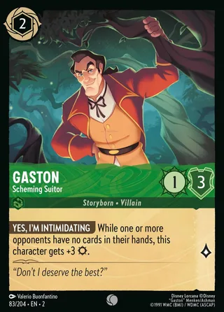 Carta Gaston - Scheming Suitor