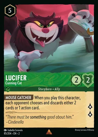 Carta Lucifer - Cunning Cat