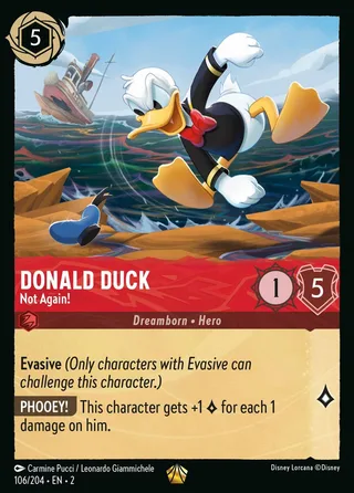 Carta Donald Duck - Not Again!