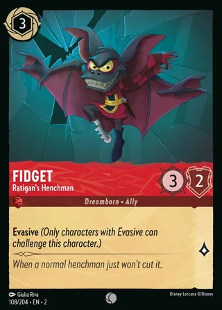 Carta Fidget - Ratigan's Henchman