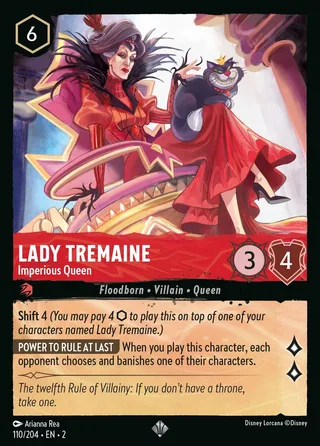 Carta Lady Tremaine - Imperious Queen