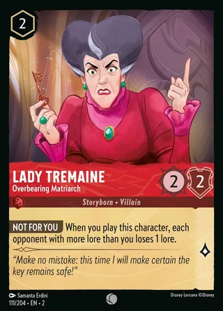 Carta Lady Tremaine - Overbearing Matriarch