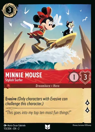 Carta Minnie Mouse - Stylish Surfer