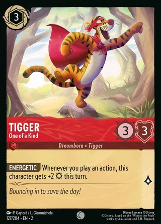 Carta Tigger - One of a Kind