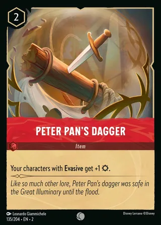 Carta Peter Pan's Dagger