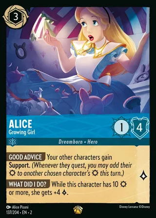 Carta Alice - Growing Girl