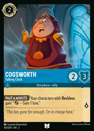 Carta Cogsworth - Talking Clock