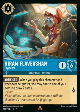 Carta Hiram Flaversham - Toymaker