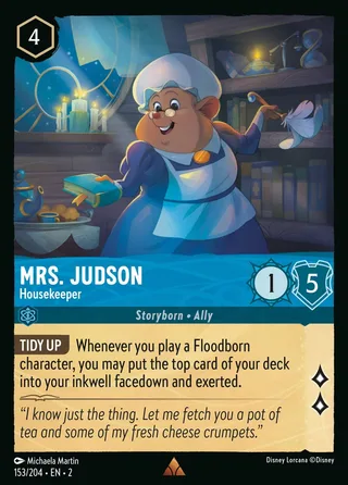 Carta Mrs. Judson - Housekeeper