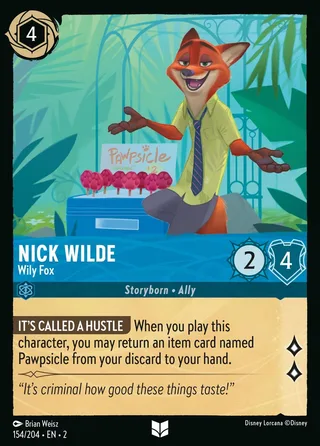 Carta Nick Wilde - Wily Fox